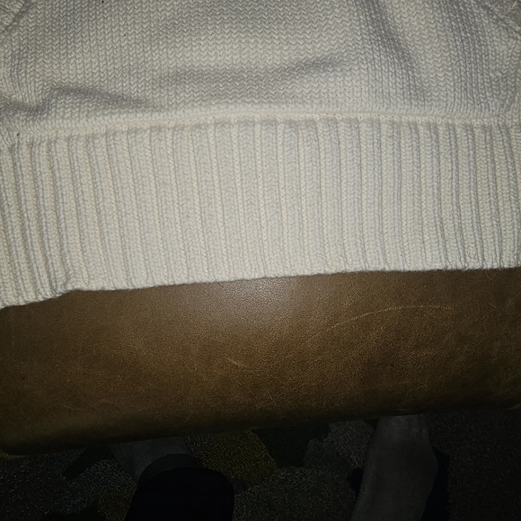 Polo Ralph Lauren Boys L 14-16 Half Zip Ivory With Pouch Great Condition $50obo - Picture 5 of 6